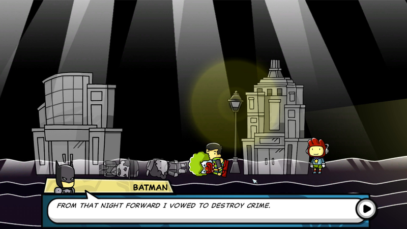 Illustration for article titled The Joy Of Scribblenauts: Unmasked In A Single Screenshot